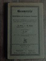 Geometrie für Mittelschulen und verwandte Anstalten 1911 Sachsen - Bad Muskau Vorschau