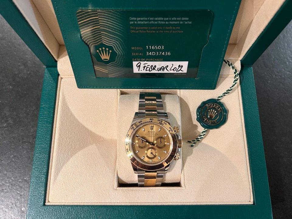 Rolex Daytona Stahl/Gold 116503 Neu Ungetragen in München