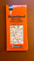 Landkarte Michelin 417 Deutschland Mitte-West Germany 1:300.000 Bayern - Bad Grönenbach Vorschau