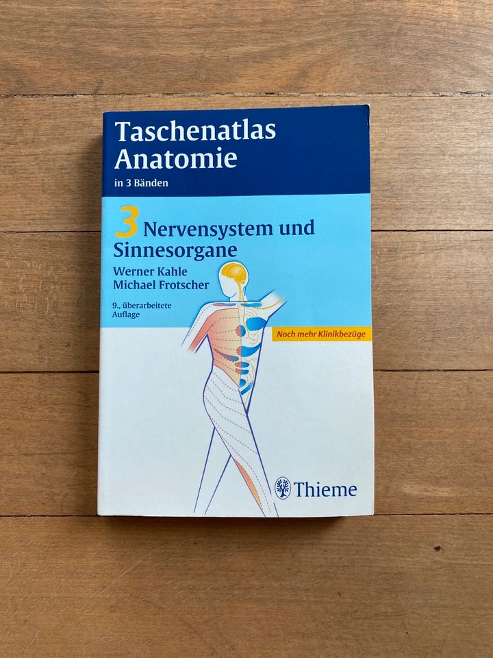 Taschenatlas Anatomie Nervensystem u. Sinnesorgane 9. Auflage in Frankfurt am Main