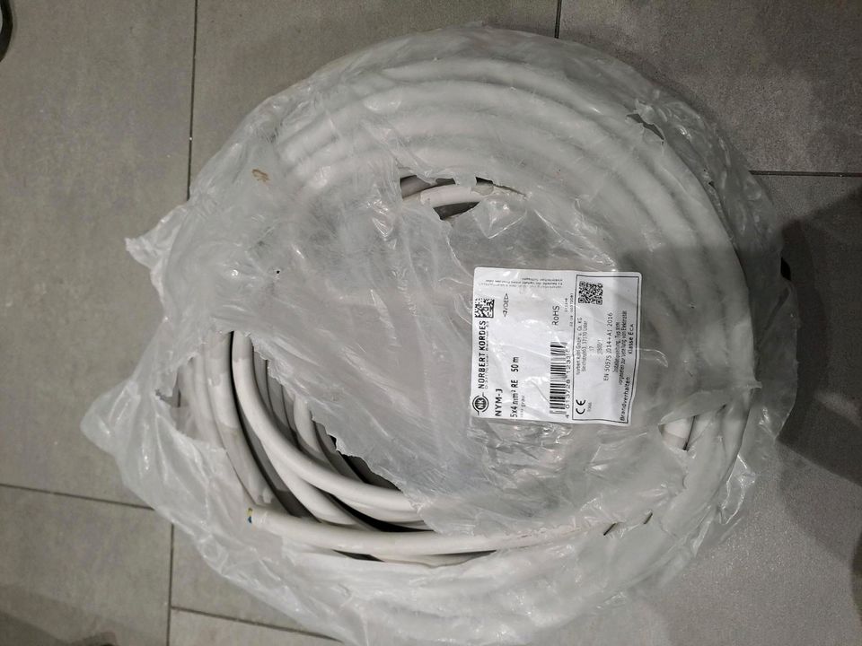 Kabel Konvolut NYM-J 7x1,5/5x2,5/5x4/Koax in Wesseling