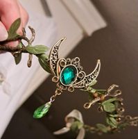 Tiara Kopfschmuck Elbenkönigin Cosplay Waldelfe Kostüm Accessoire Bayern - Altusried Vorschau