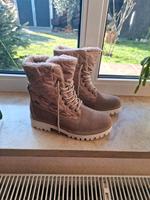 s.oliver Stiefel gr. 38 hellbraun top Zustand gefüttert Bayern - Gersthofen Vorschau