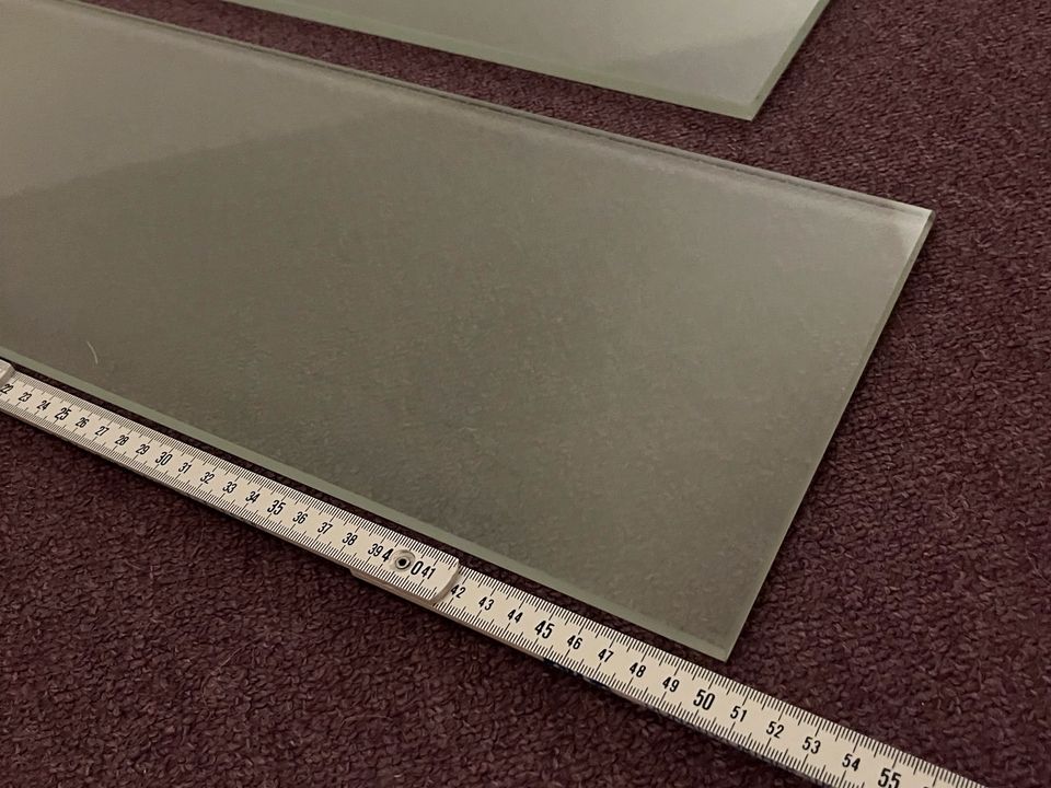 2x super Glasboden 50cm x20cm x8mm dick Glasplatten Ablage Regal in Augsburg