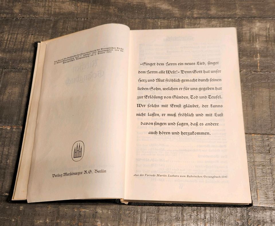 Evangelisches Kirchen-Gesangbuch 1951 in Schnakenbek