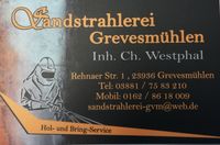 Sandstrahlarbeiten und mehr Nordwestmecklenburg - Landkreis - Grevesmuehlen Vorschau