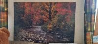 Puzzle Bild 121x80 zum Aufhängen Motiv Herbst Wald mit Fluss Bach Baden-Württemberg - St. Blasien Vorschau