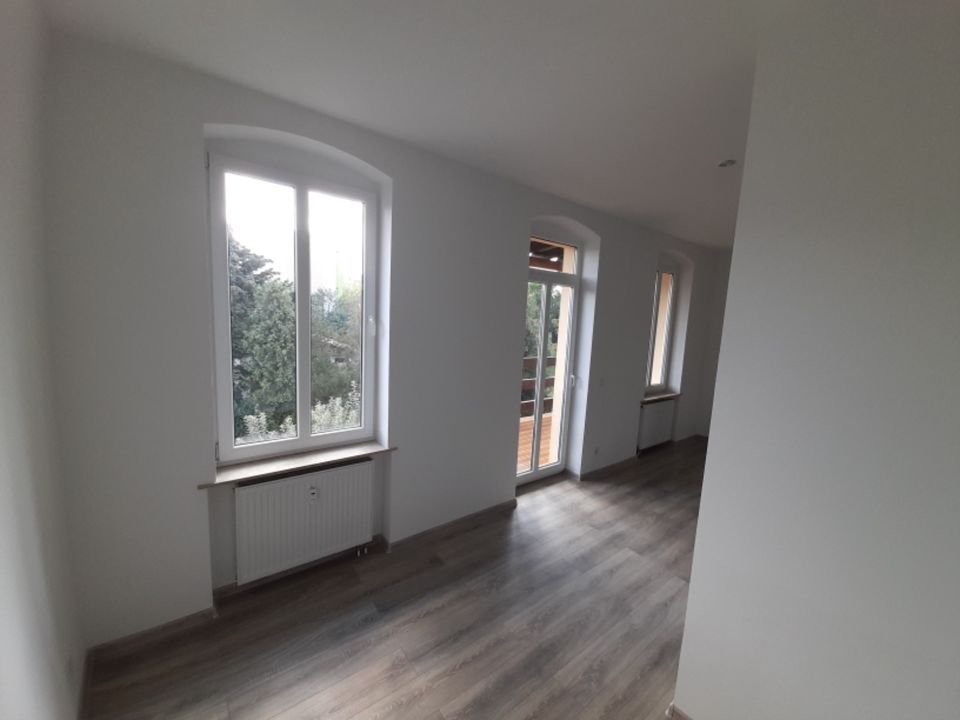 3 Zimmer Küche Bad 88 m2 und 8 m2Holzbalkon Modern in Zeitz