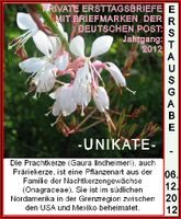 PRIVATE ERSTTAGSBRIEFE 2012 MIT BRIEFMARKEN  DER DEUTSCHEN POST Saarland - Schwalbach Vorschau