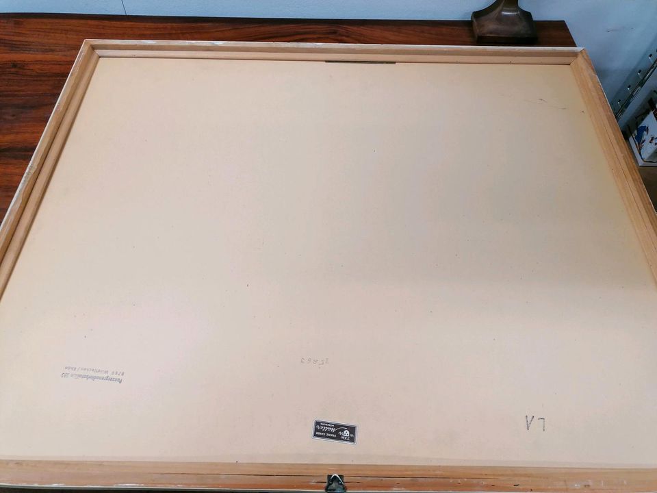 Farb Lithographie, Signiert, Nummeriert in Frensdorf