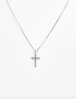 Unisex Halskette mit Kreuz Anhänger aus 925 Sterling Silber Nordrhein-Westfalen - Hürth Vorschau