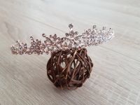 NEU Tiara Diadem rosegold rose gold Strass Hochzeit Party Braut Brandenburg - Lauchhammer Vorschau