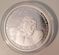 1 oz Silbermünze Kongo Silverback Gorilla 2017 Baden-Württemberg - Ebersbach an der Fils Vorschau