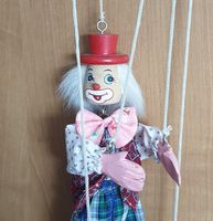 Clown Marionette | aus Holz | Puppe Deko Clown Vintage Dortmund - Benninghofen Vorschau