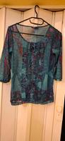 Bluse Oberteil Sommer Vintage luftig grün MEXX S 36 Brandenburg - Ludwigsfelde Vorschau