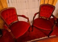 2x Selva Sessel Cocktailsessel roter Samt Antik Vintage Bochum - Bochum-Nord Vorschau