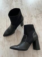 Stiefelette mit Keilabsatz, Stradivarius, 37, schwarz Bayern - Herzogenaurach Vorschau