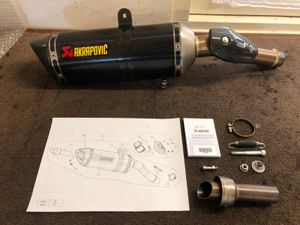 Akrapovic Carbon- Hitzeschild KAWASAKI Versys 1000 12-18, Carbonteile, Motorrad, Auspuffanlagen