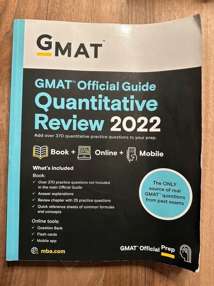 GMAT Official Guide Quantitative Review 2022 Book+Online+Mobile, in Rehlingen-Siersburg