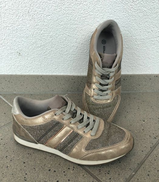 Graceland Deichmann Sneaker gold beige silber Glitzer 38 39 in  Baden-Württemberg - Oedheim | eBay Kleinanzeigen ist jetzt Kleinanzeigen