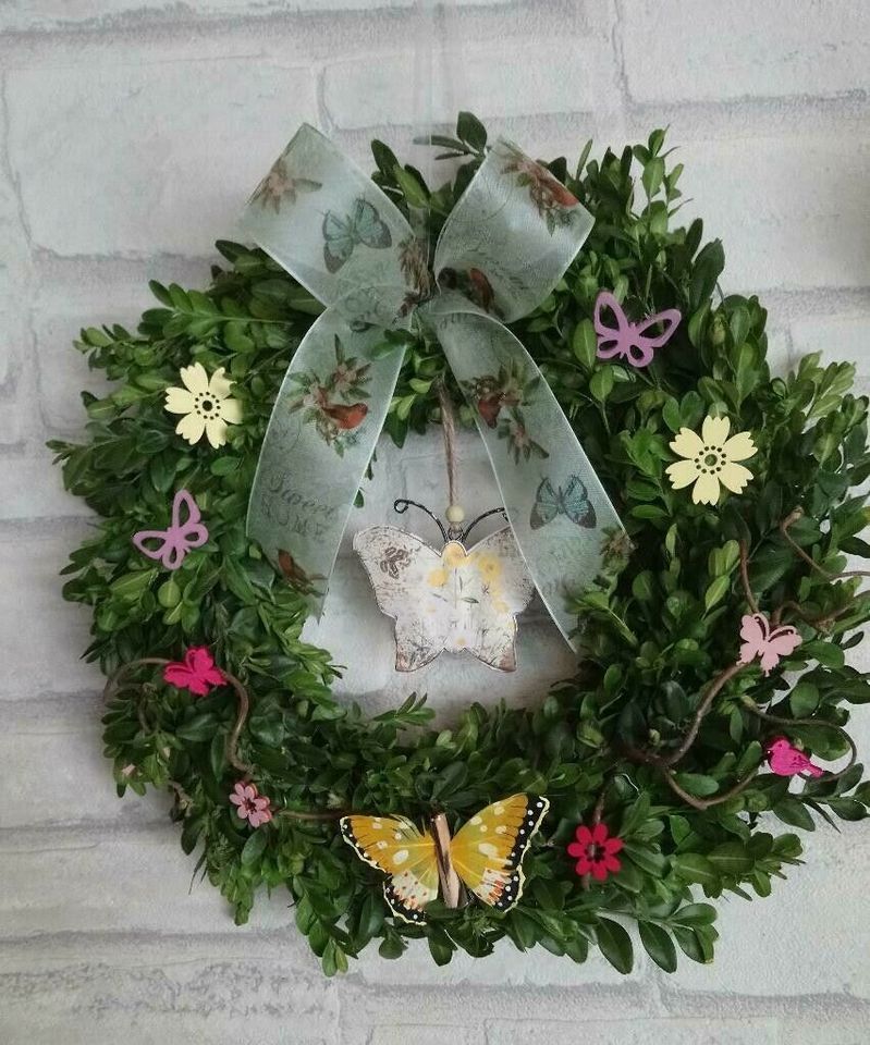 Buchsbaum frisch Türkränze Sommer Landhaus Style Shaby chic in Salzgitter