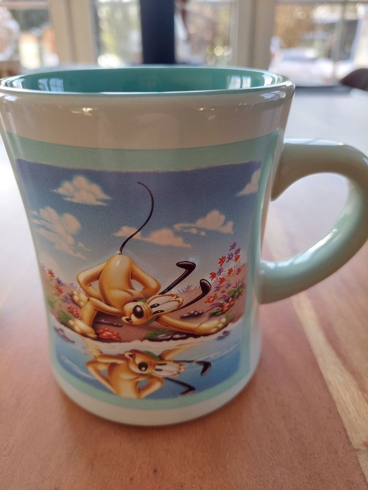 Disney "Pluto" Becher Tasse Mug Cup Rarität Retro in Marschacht