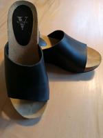 Pantolette, Venturini, schwarz, Leder, 38, Sandale Bayern - Schechen Vorschau