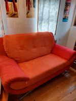 Sofa - orange/rot Hessen - Marburg Vorschau