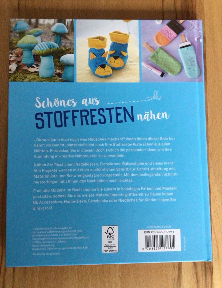 Nähbuch: „Schönes aus Stoffresten nähen“ in Unna