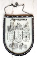 Glas-Bild mit Motiven + Wappen der Stadt Borgentreich. UNGENUTZT. Baden-Württemberg - Remshalden Vorschau