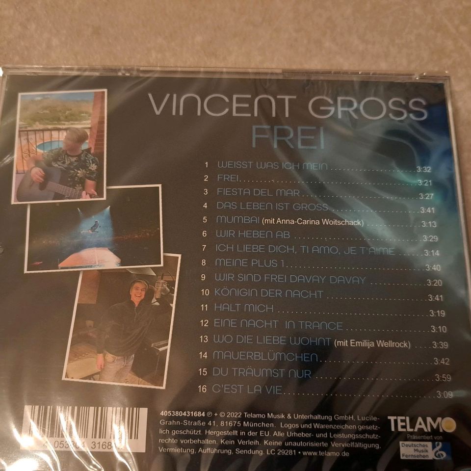 Vincent Gross CD Frei neu und ovp in Pirna