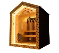 Gartensauna Aussensauna mit Elektroofen WIFI Holzsauna Außensauna Hamburg-Nord - Hamburg Barmbek Vorschau