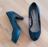 Tamaris Peeptoes, Pumps Gr.37 Leder schwarz Nordrhein-Westfalen - Gelsenkirchen Vorschau