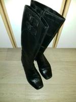 Leder Stiefel gefuttert 37 schwarz Wuppertal - Oberbarmen Vorschau