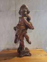 Antik Barock Putto Skulptur Figur Holz Bronze Farben Bayern - Würzburg Vorschau