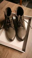Tamaris Cigar Stiefeletten Stiefel Schuhe grau/braun Leder Gr. 38 Saarland - Tholey Vorschau