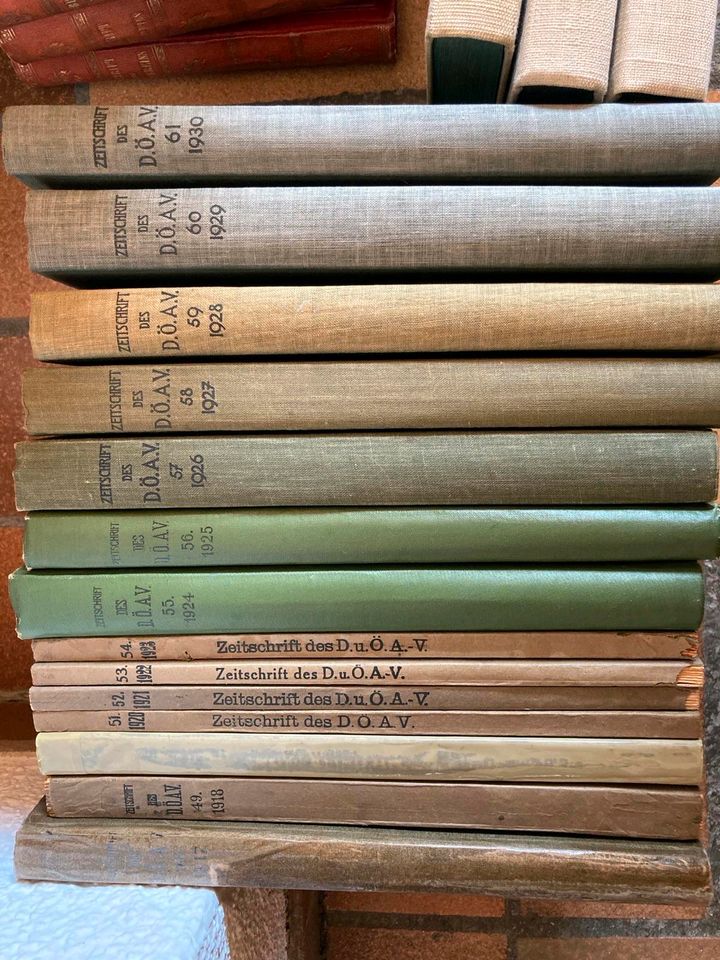 Deutscher Alpenverein DAV - Jahrbücher von 1888-1979 in Steinen