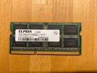 Elpida 2GB 2Rx8 PC3-8500S-7-10-FP RAM Laptopspeicher Frankfurt am Main - Kalbach Vorschau