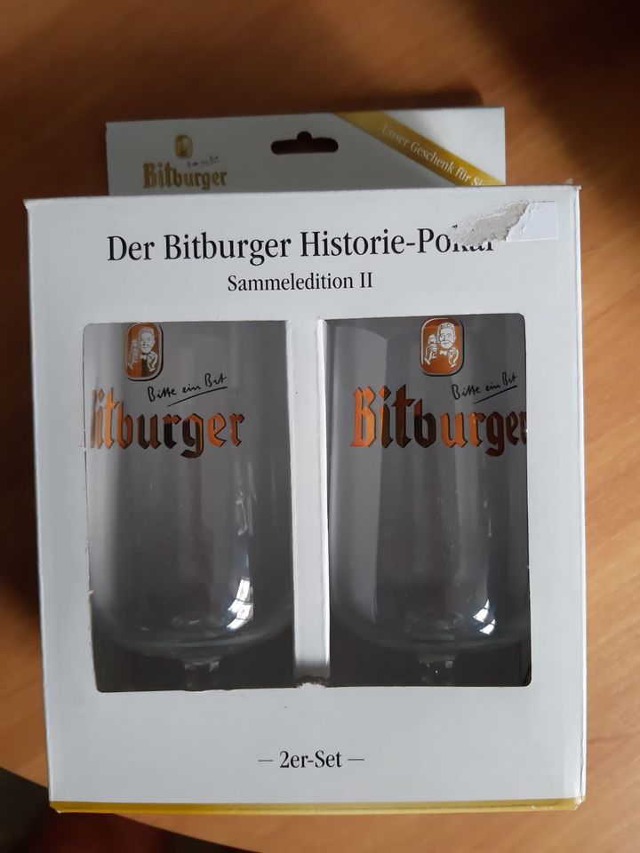 Bitburger Bierglas Sammeledition 2 in Teutschenthal