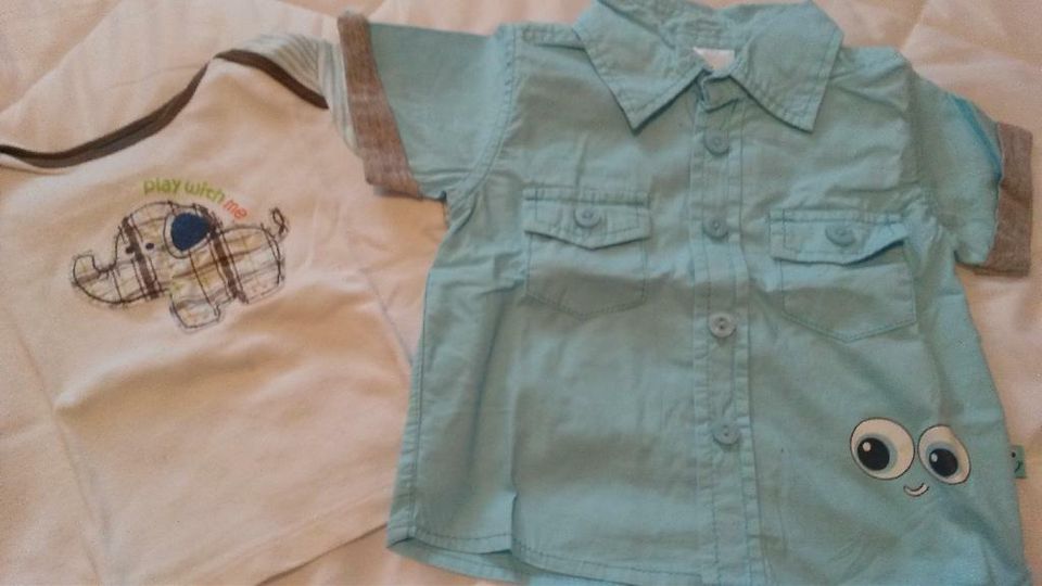 Paket Shirts kurz  und Hemd kurz Größe 68 Junge in Dresden