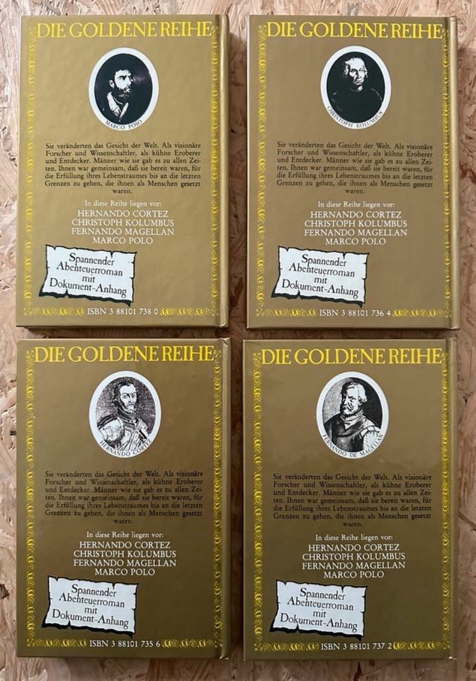 Die goldene Reihe Abenteurer und Entdecker 4 Bücher gebunden in Großheubach