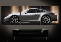 PORSCHE 911 CARRERA S SILBER Leinwand Bild Wandbild Sport Deko Nordrhein-Westfalen - Rüthen Vorschau