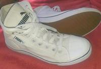neue klassische Puma Hightop Sneaker aus Baumwollcanvas (39,weiß) Leipzig - Stötteritz Vorschau