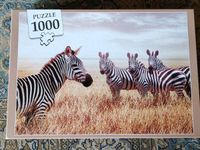 Puzzle 1000 Teile "Zebras" Hessen - Erzhausen Vorschau