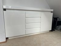 Sideboard Hochglanz weiß Lack LED Farbwechsel MCA Furniture TV Schleswig-Holstein - Delingsdorf Vorschau