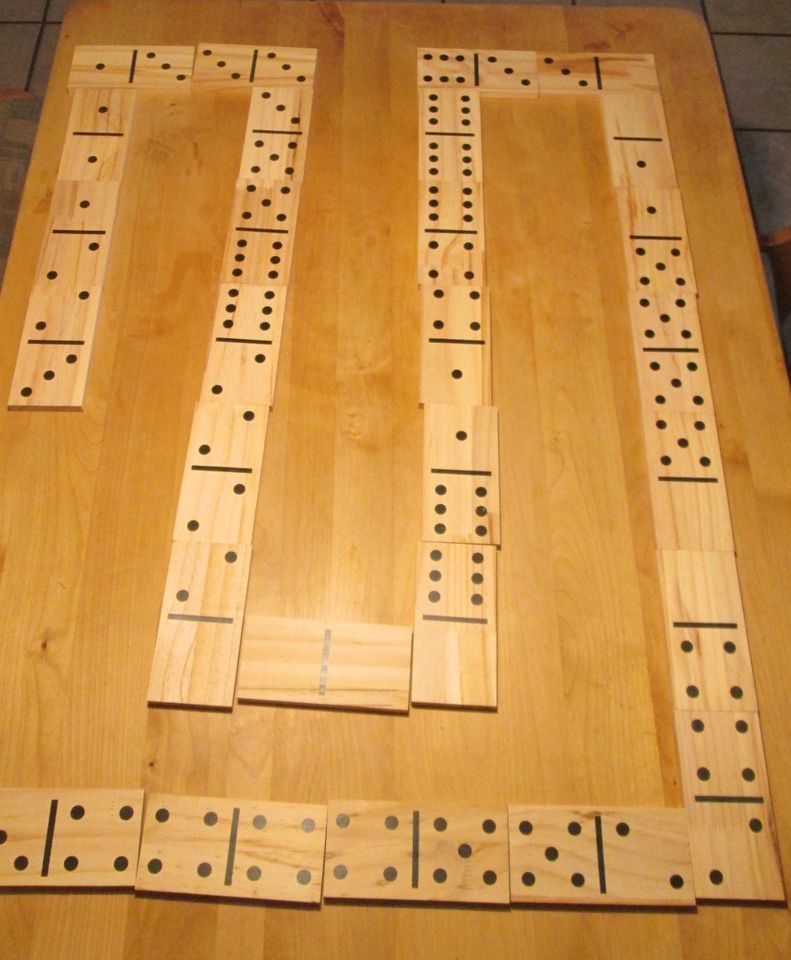 große Dominosteine aus Holz 15 cm in Rheurdt