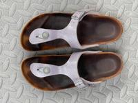 ❤️ Birkenstock Sandalen Gr. 36 lila mit Glitzereffekt ❤️ Stuttgart - Plieningen Vorschau
