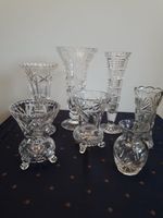 7 Bleikristall-Vasen verschiedener Größen Hessen - Taunusstein Vorschau