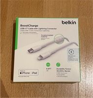 Belkin Boost Charge Kabel Textil Neu ummantelt Lightning USB-C Süd - Niederrad Vorschau