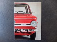 schöner NSU PRINZ 4 4L PROSPEKT von 1971 Bayern - Hof (Saale) Vorschau